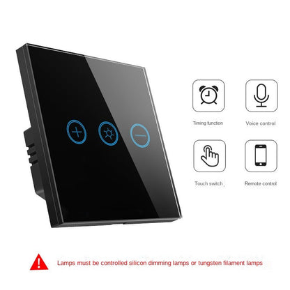 Anjielo Smart Home Dimmer Switch Alexa Voice Control APP Remote Control Wifi Switch Touch Smart Home Automation