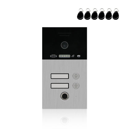 Anjielo Smart Home Video Doorbell 1080P FHD Outdoor Waterproof Fingerprint Smart Home DoorBell Panel for Video Intercom System with IC Card