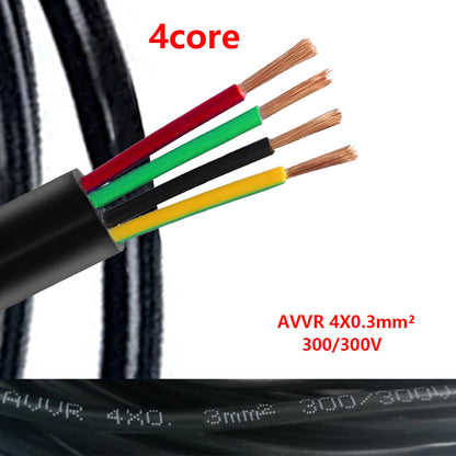 Anjielo Smart Video Extend Cable 4x0.2/0.3/0.5mm Tinned Copper Wire for Intercom