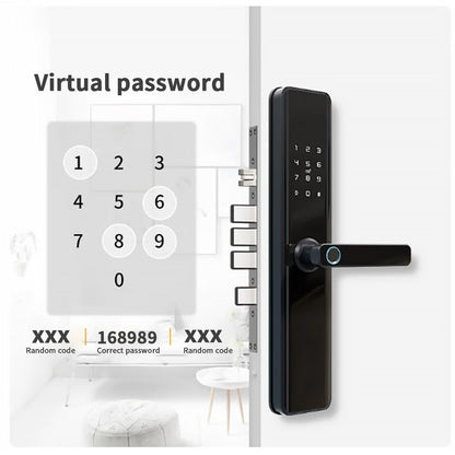 Anjielo Smart Home Tuya WIFI Fingerprint Intelligent Door Lock With camera With Photo Taking and Upload to TUYA APP