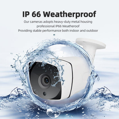 Anjiela Smart HD 1080P 2MP IP Camera with POE Night-vision device Waterproof Video Outdoor HD Surveillance Security Camera