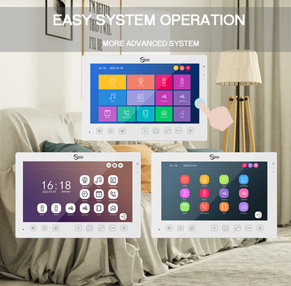 Anjielo Smart Home 7" WIFI Video Intercom For Apartment 1080P Video Doorphone Call 1/2/3 Floor WIFI Door Bell Tuya Video Intercom For Home