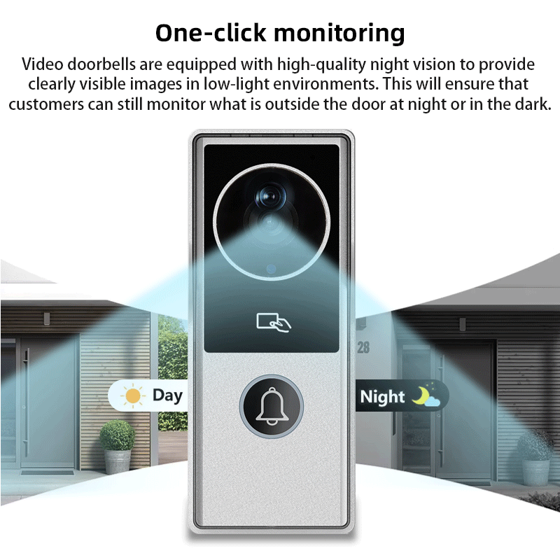 Anjielo Smart Home latest FHD 1080P video intercom Doorphone Touch Screen with Wired Doorbell 1080P 140° intercom