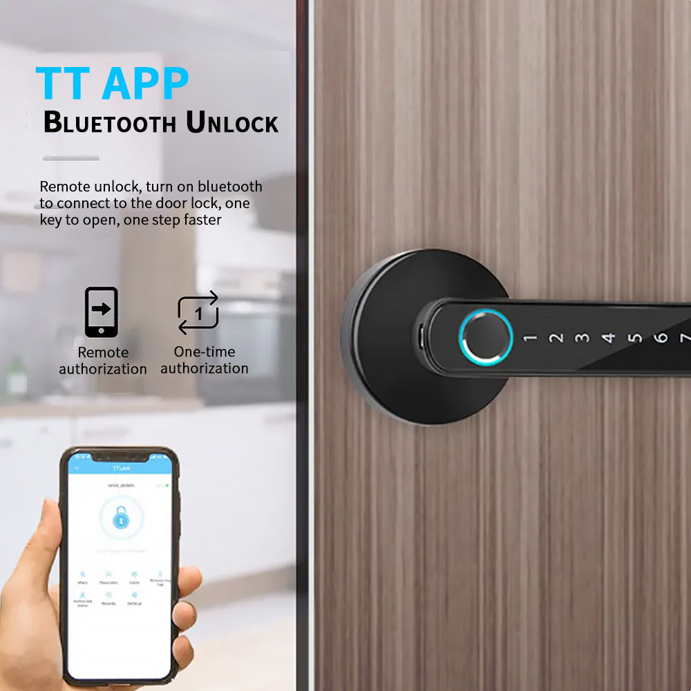 Anjielo Smart Home High Quality TT LOCK APP Smart Electronic Lock For Indoors Smart Door Lock Fingerprint Intelligent Lock