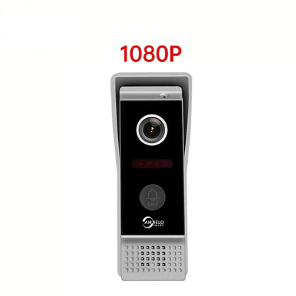 Anjielo Smart Home Tuya 7 Inch Video Doorbell Smart Intercom With Wifi Camera Peephole Viewer Two-way Audio Night Vision For Smart Home Apartment