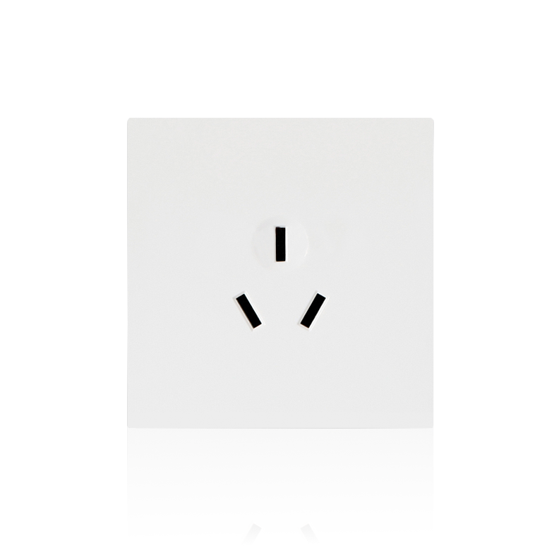 Anjielo Smart Home 3-hole Socket 16A Zero Live Wire PC Flame Retardant Material Wireless Connection ZigBee 3.0 Socket