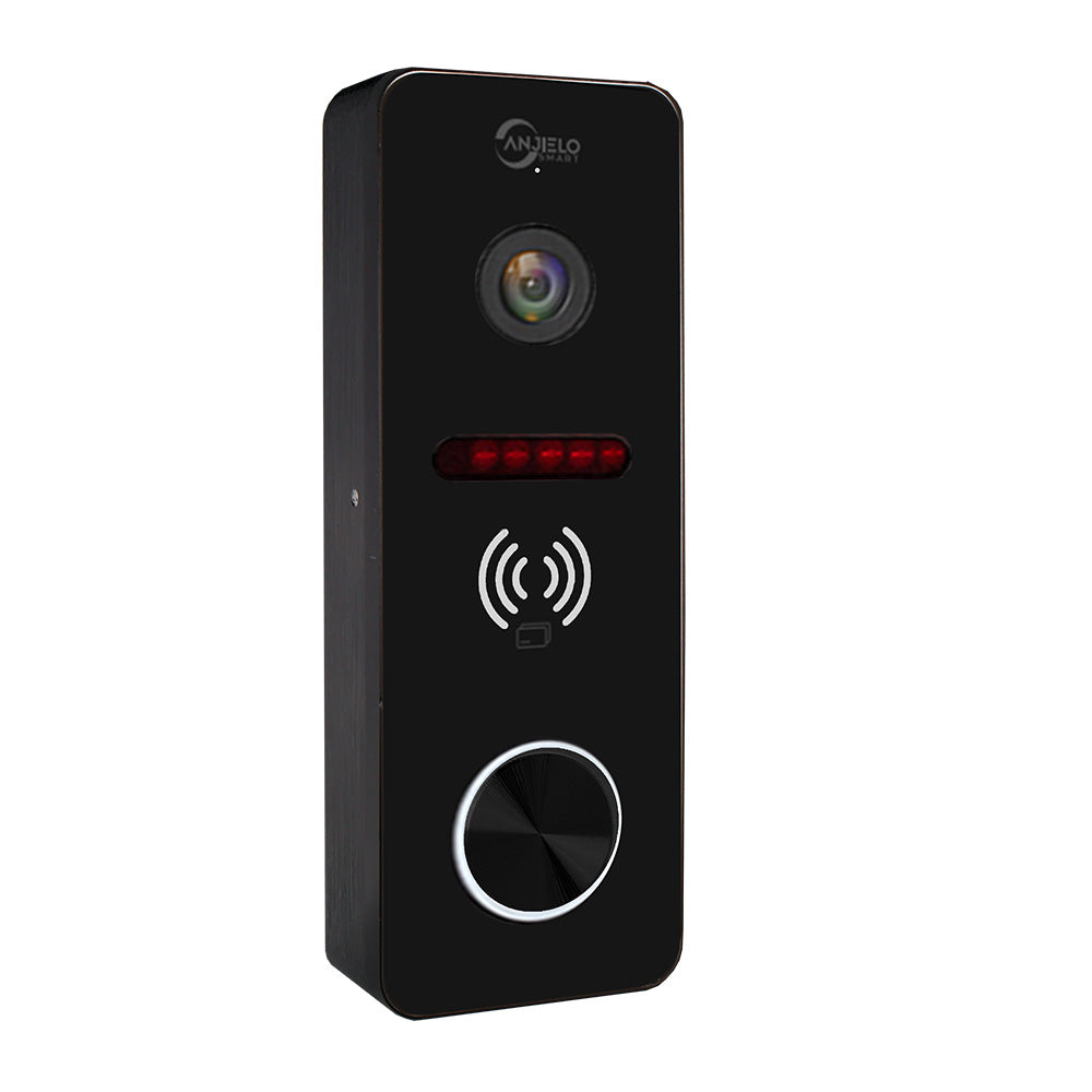 Anjielo Smart Home Tuya 7/10 Inch Video Wifi Intercom Tuya Smart Home video doorbell System 1080P Wide View Angle Wired Doorbell Camera Full Touch Monitor