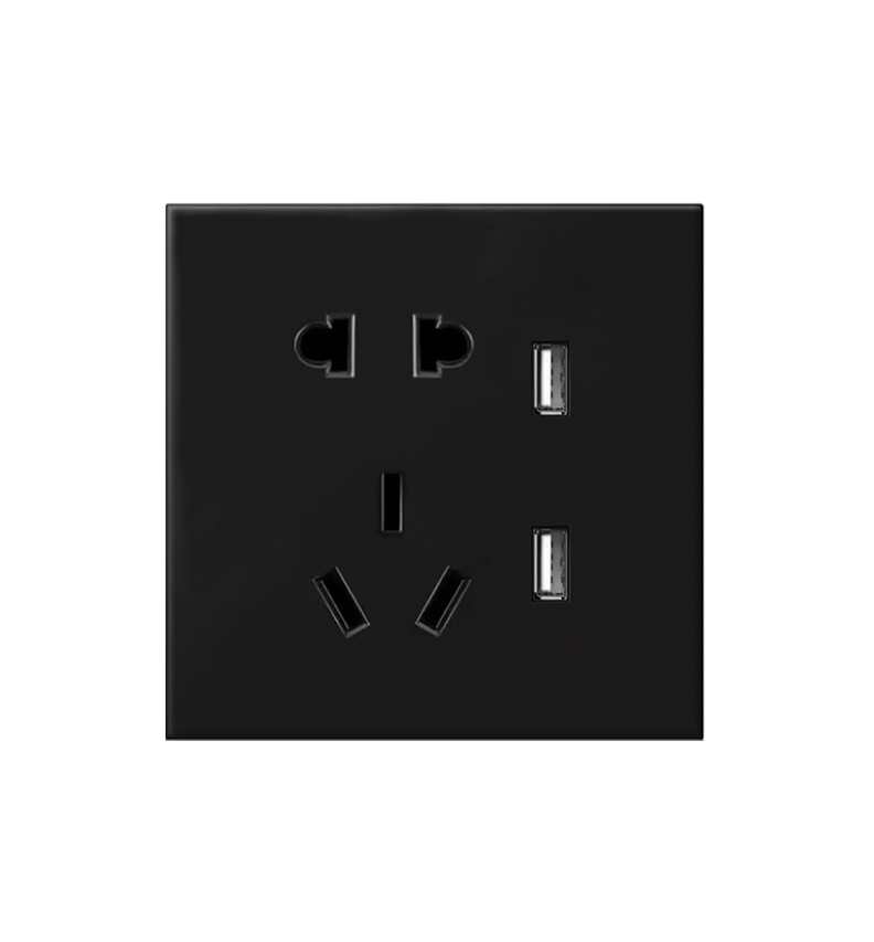 Anjielo Smart Home Smart Switch Socket 5 Holes Zero Live Wire PC Flame Retardant Material ZigBee 3.0 Wireless Connection