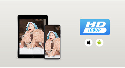 Anjielo Smart Home Tuya 1080P Smart Camera Supports Baby Care, Indoor Security, Mobile Remote Control and High-definition Night Vision