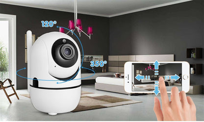 Anjielo Smart Home Tuya 1080P Smart Camera Supports Baby Care, Indoor Security, Mobile Remote Control and High-definition Night Vision