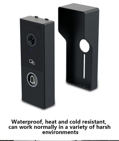 Anjielo Smart Home Security Video Doorbell System 140° Ultra-wide-angle HD Camera, IP65 Waterproof 24/7 Home Monitoring and Protection