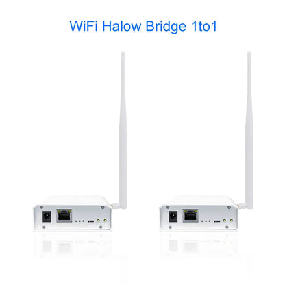Anjielo Smart Home 2024 New Wifi Halow Wireless Bridge Enhanced Version for 3km Long Distance Transmission Faster Speed and Stronger Penetration