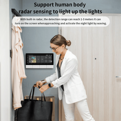 Anjielo Smart Home Latest 6-inch IPS Display Smart Home Central Control Panel Tuya Device Control Scene Touch Screen With Zigbee Smart for Multi-Functional Systems