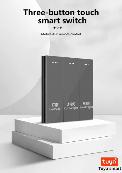 Anjielo Smart Home Relay Switch - Built-in signal amplifier/Zigbee3.0 gateway direct connection/capacitive multi-touch design