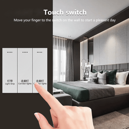 Anjielo Smart Home Relay Switch - Built-in signal amplifier/Zigbee3.0 gateway direct connection/capacitive multi-touch design