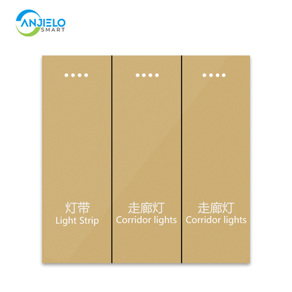 Anjielo Smart Home Relay Switch - Built-in signal amplifier/Zigbee3.0 gateway direct connection/capacitive multi-touch design