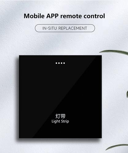 Anjielo Smart Home Tuya Smart ZigBee Zero Fire Large Panel Touch Switch - Tuya Ecological Direct Connection