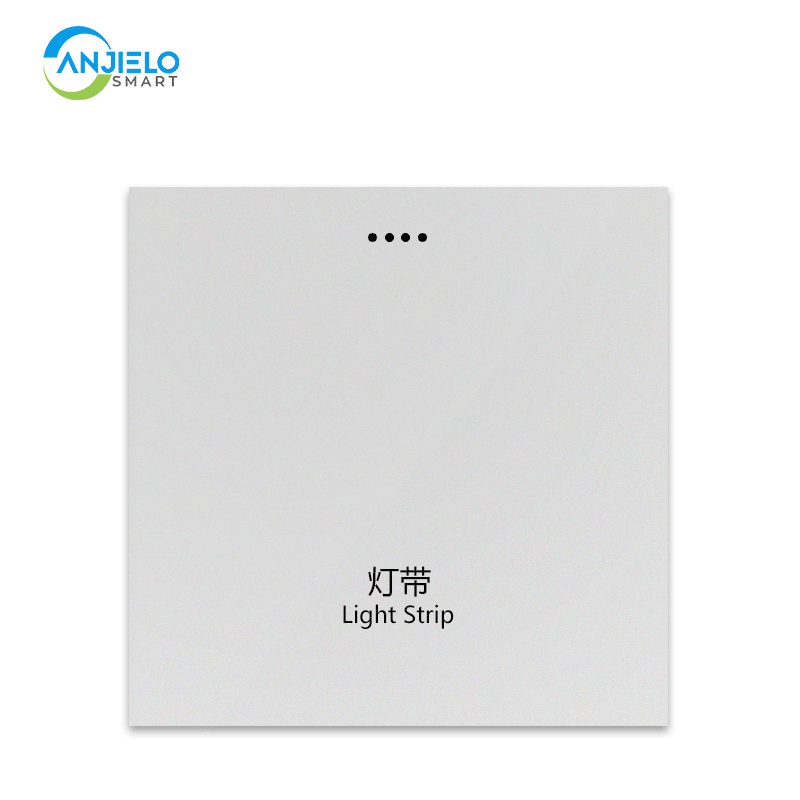 Anjielo Smart Home Tuya Smart ZigBee Zero Fire Large Panel Touch Switch - Tuya Ecological Direct Connection