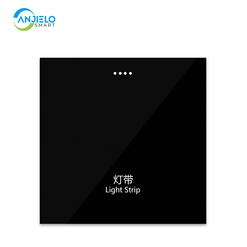 Anjielo Smart Home Tuya Smart ZigBee Zero Fire Large Panel Touch Switch - Tuya Ecological Direct Connection