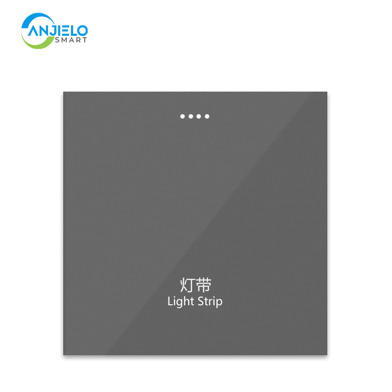 Anjielo Smart Home Tuya Smart ZigBee Zero Fire Large Panel Touch Switch - Tuya Ecological Direct Connection