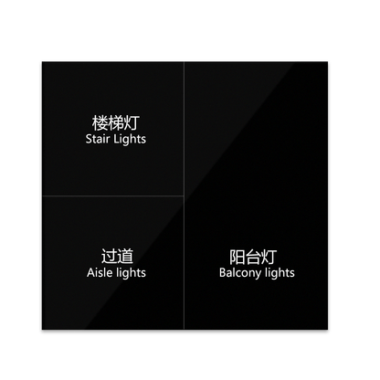 Anjielo Smart Home Zero Fire 3 Key Switch LCD Touch WIFI & Homekit Compatible Domotica Remote Automation Control