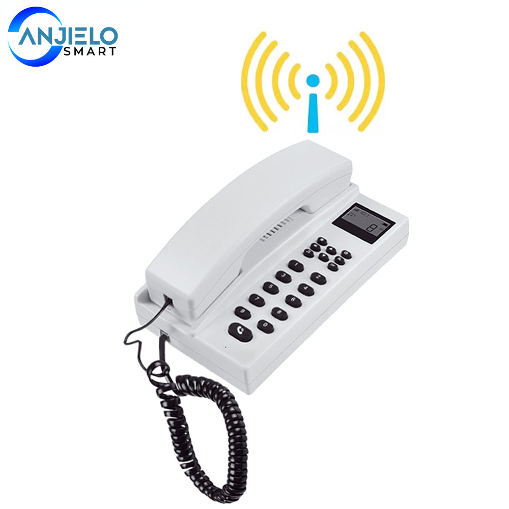Wireless Intercom System for Home Office, 433MHz Two‑Way Hands‑Free Intercom Phone with LCD Screen, 18650 Battery Power Outage Support for House Apartment Multi‑Floor Communication