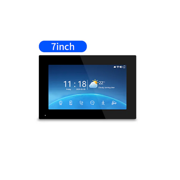 Anjielo Smart 4-Wire Video Intercom System Indoor Screen Digital Photo Frame&amp Home Intercom