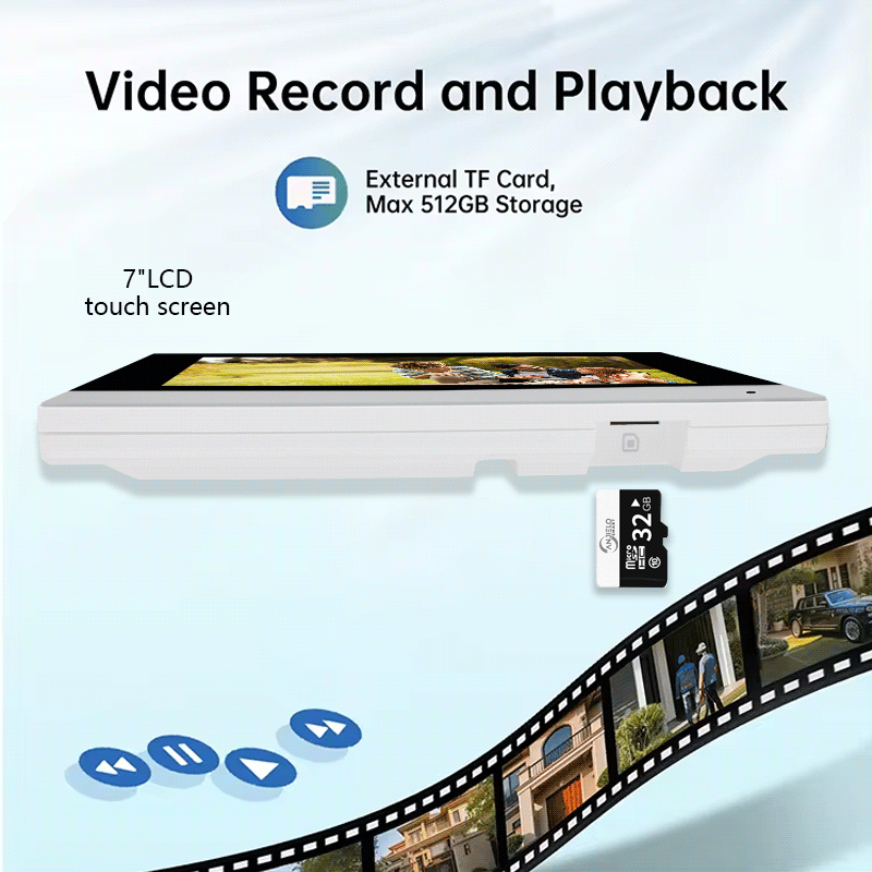 Anjielo Smart Home Video Door Phone Call Intercom System Doorbell Big Screen 1080P Smart Tuya IP Wifi Villa Video Intercom for Home