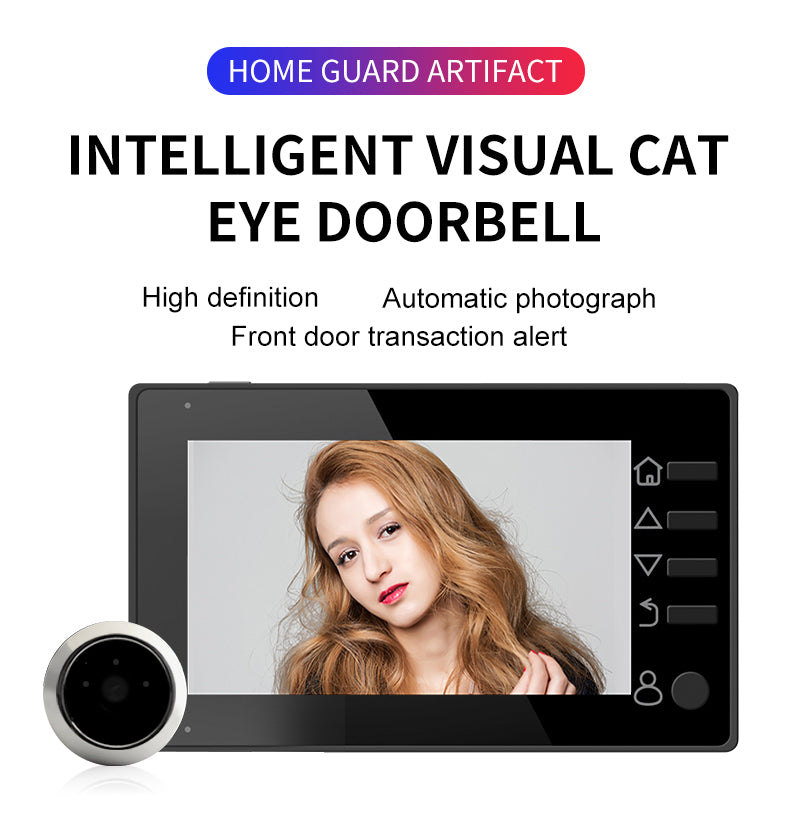 Anjielo Smart Home Latest Video Intercom System of Intelligent Visual Cat Eye Doorbell for Villa