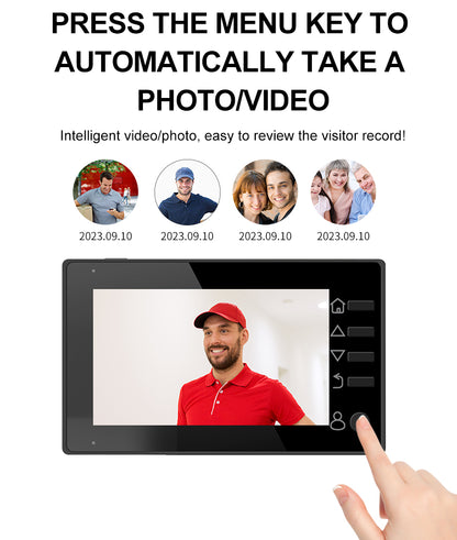 Anjielo Smart Home Latest Video Intercom System of Intelligent Visual Cat Eye Doorbell for Villa