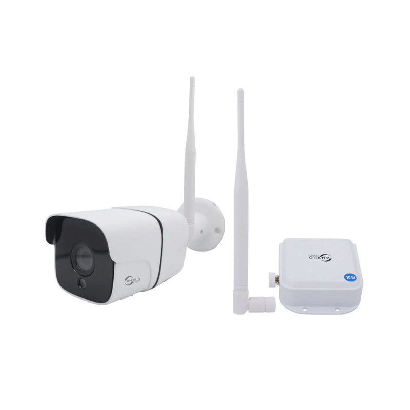 Anjielo Smart Weatherproof 5MP WiFi HaLow IP Camera with Motion Detection for Remote Monitoring