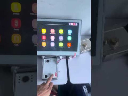 Anjielo Smart Tuya iDVR 1080P HD Wi-Fi Video Doorbell with 15.6" Display - Four Channel Split Screen Security System for Smart Homes