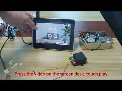 ANJIELO SMART Home TUYA wifi halow Video Intercom System Wire Free Doorbell Camera with 7" Touch Screen Monitor, 1080P HD Door Phone Kits